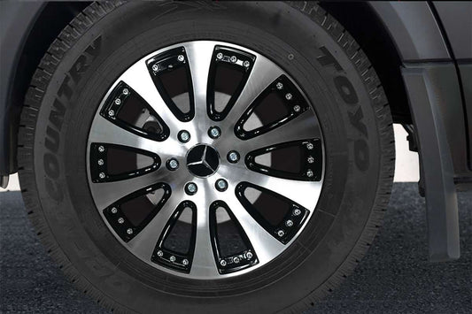 Sprinter Addons | Driver Zone | Bespoke 18" Forged Aluminum Wheels | Custom Interior | Bespoke Coach Mercedes Benz Sprinter Van Conversion | Sprinter Accessories | Sprinter Upgrades | Sprinter Add Ons | Camper Van | Adventure Van