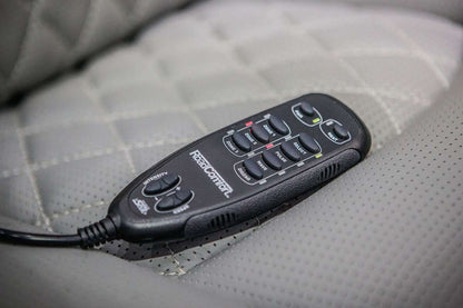 Sprinter Addons | Seats | 21" Leather Captain Chair | Custom Interior | Bespoke Coach Mercedes Benz Sprinter Van Conversion | Sprinter Accessories | Sprinter Upgrades | Sprinter Add Ons | Camper Van | Adventure Van